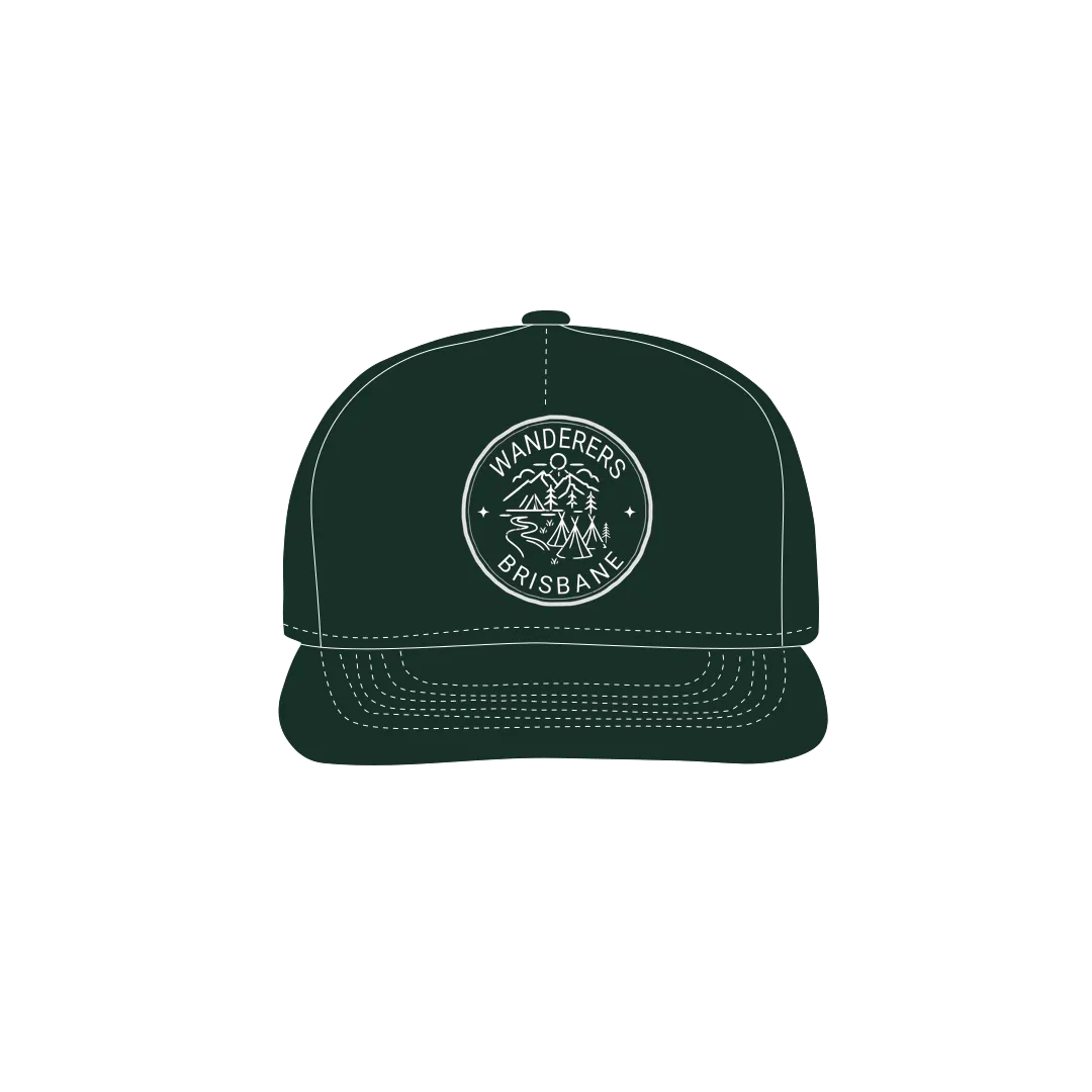 Forest Green front flat lay