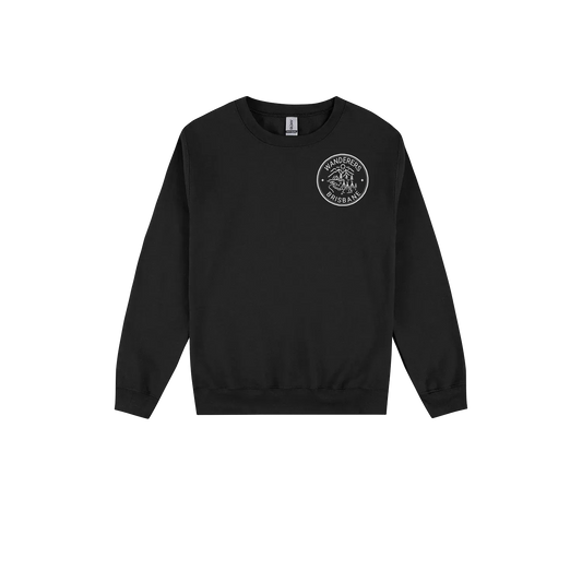 Black front flat lay