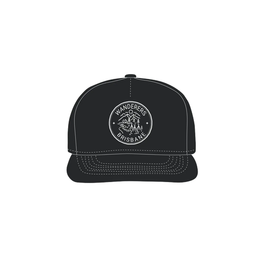 Black front flat lay