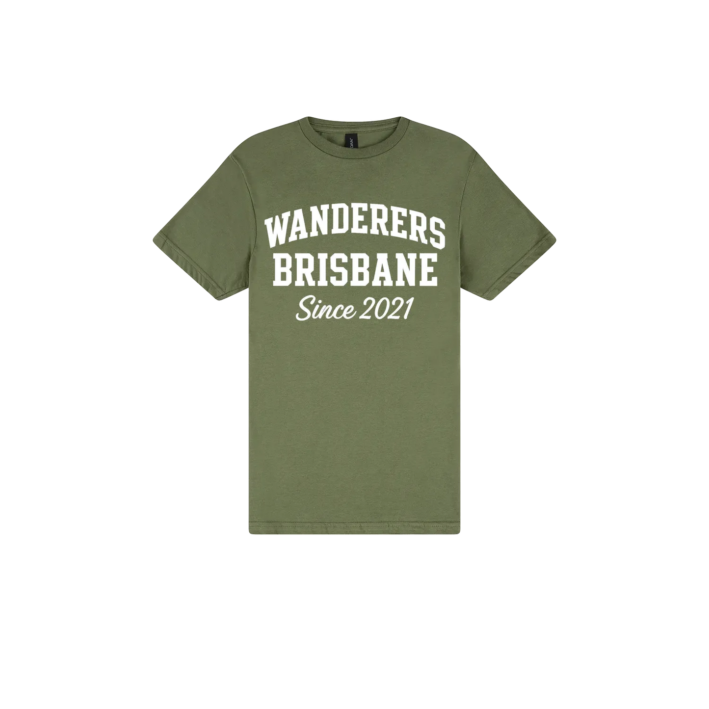 Military Green front flat lay