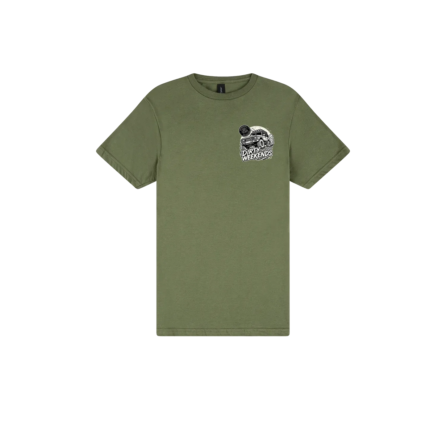 Military Green front flat lay