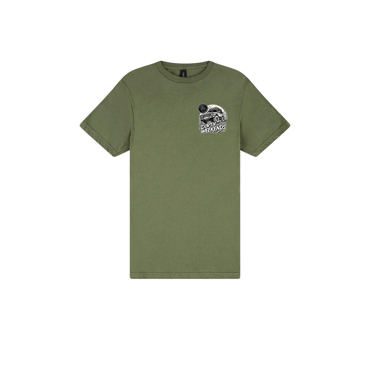 Military Green front flat lay